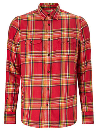 JOHN LEWIS & Co. Mineral Check Shirt, Red