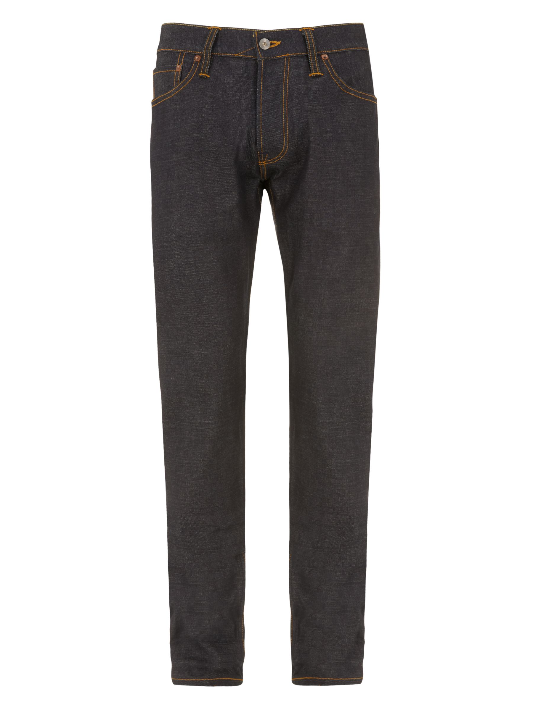 Hawksmill Denim Co Japanese Selvedge Slim Tapered Jeans, Dry Indigo