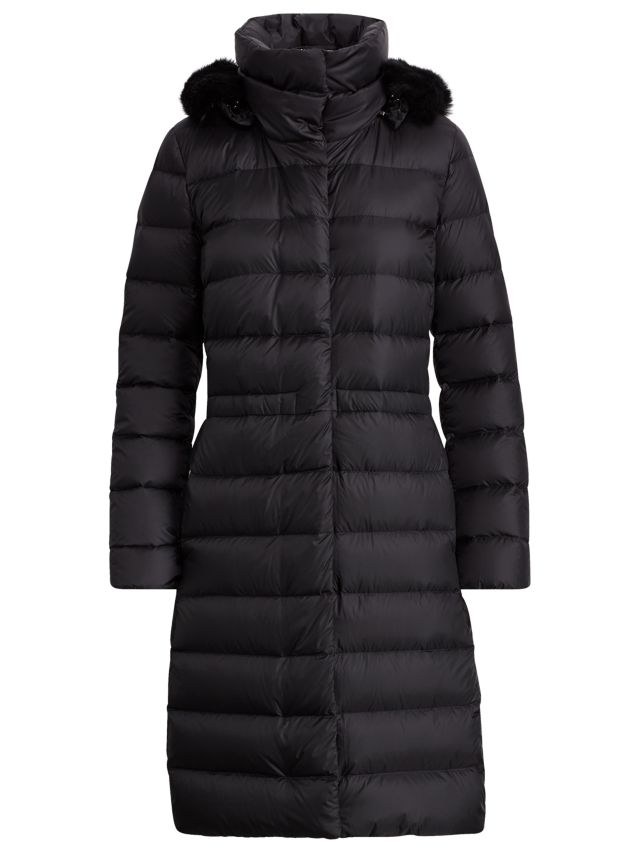 Polo Ralph Lauren Quilted Hooded Down Coat Polo Black M