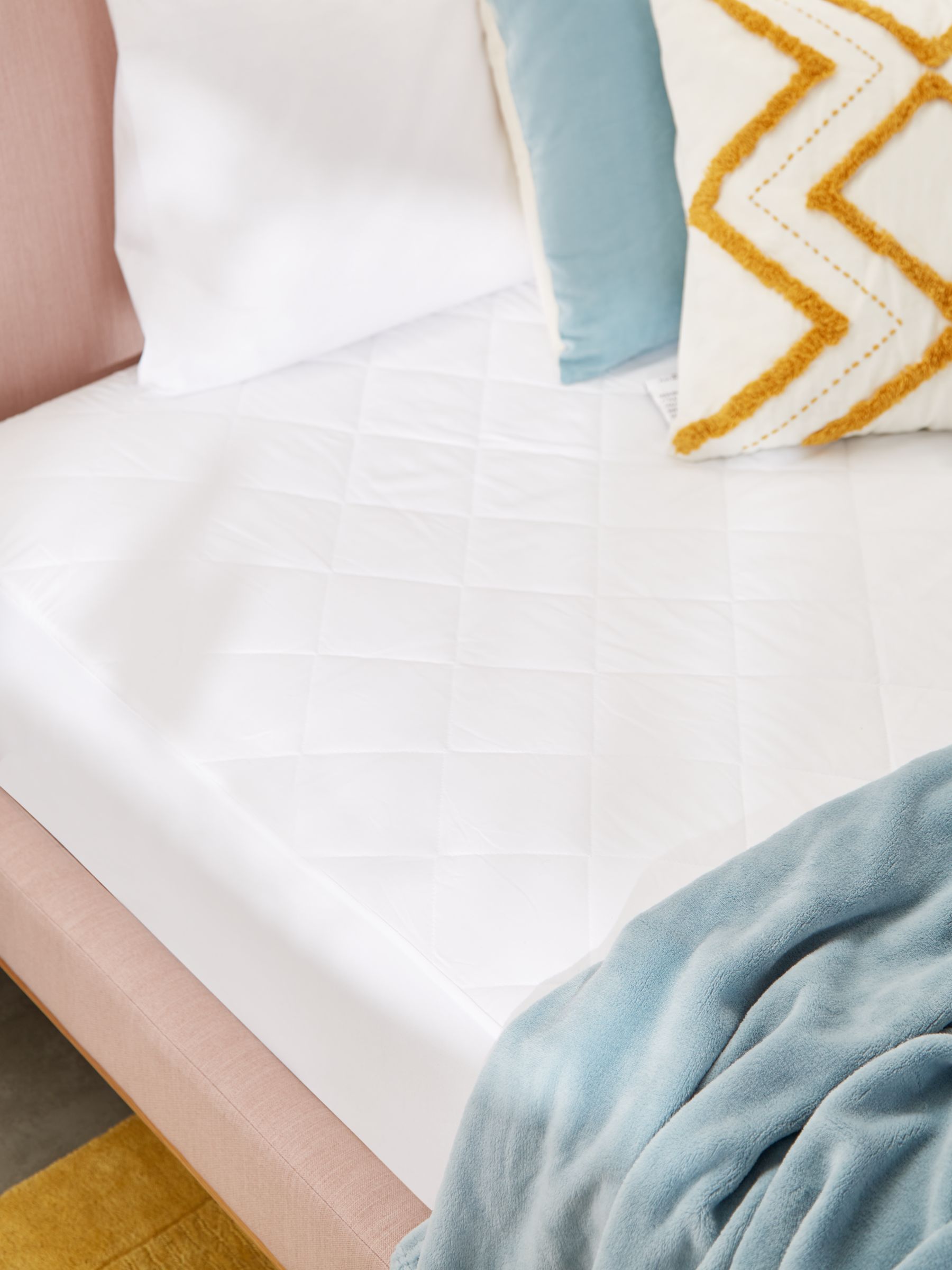 Superking Quilted Mattress Protector And Pair Of Pillow Protectors from Home Direct Online 
