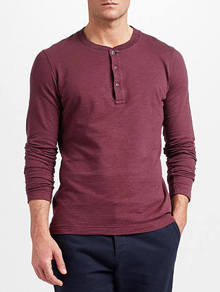 JOHN LEWIS & Co. Long Sleeve Henley T-Shirt