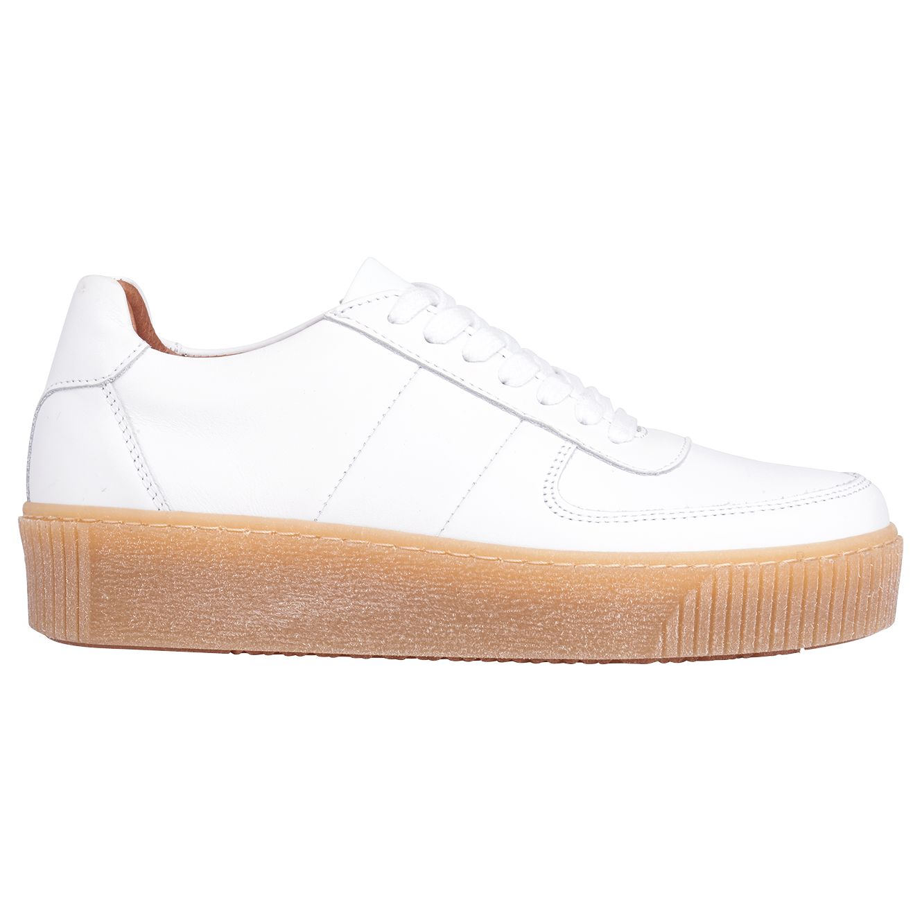 Whistles Abbey Lace Up Trainers, White