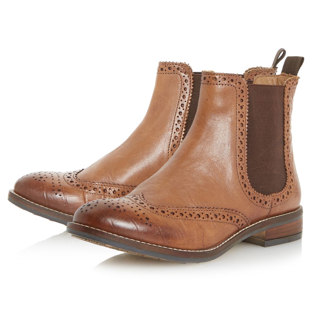 Dune Quentons Brogue Chelsea Boots at 