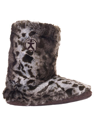 Bedroom Athletics Cole Faux Fur Boot Slippers, Multi