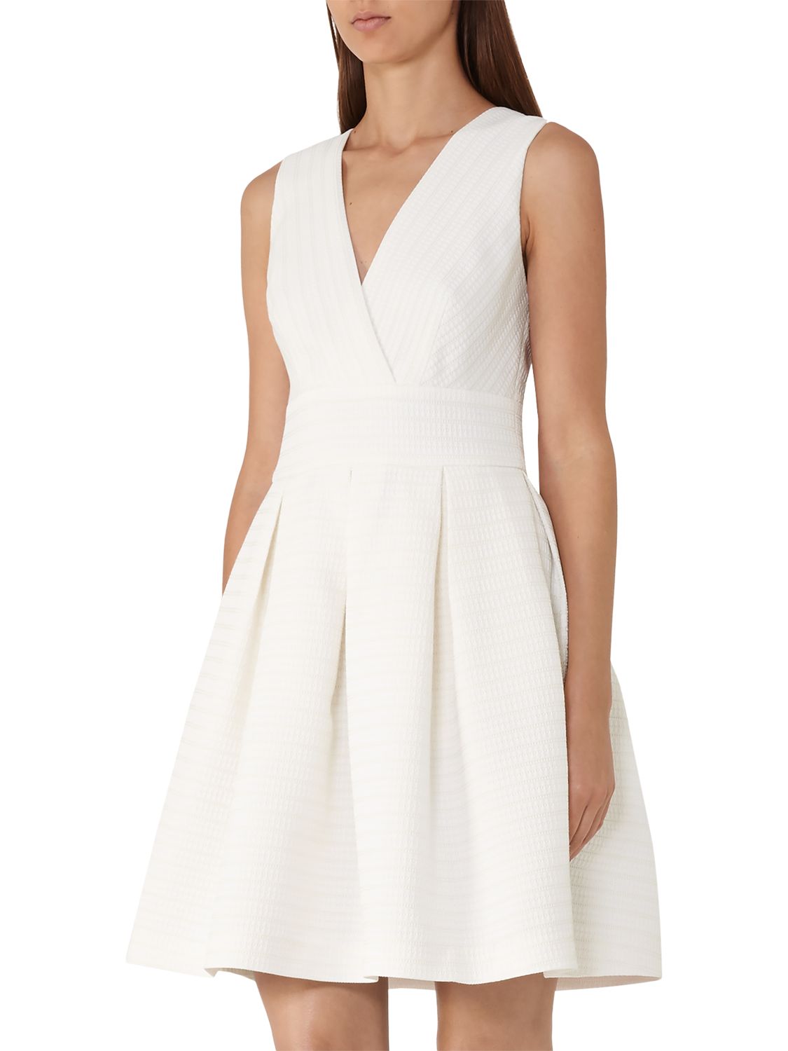 reiss fit and flare dress