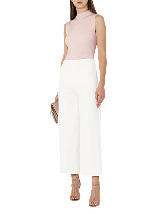 Reiss Charlie High Neck Ribbed Top
