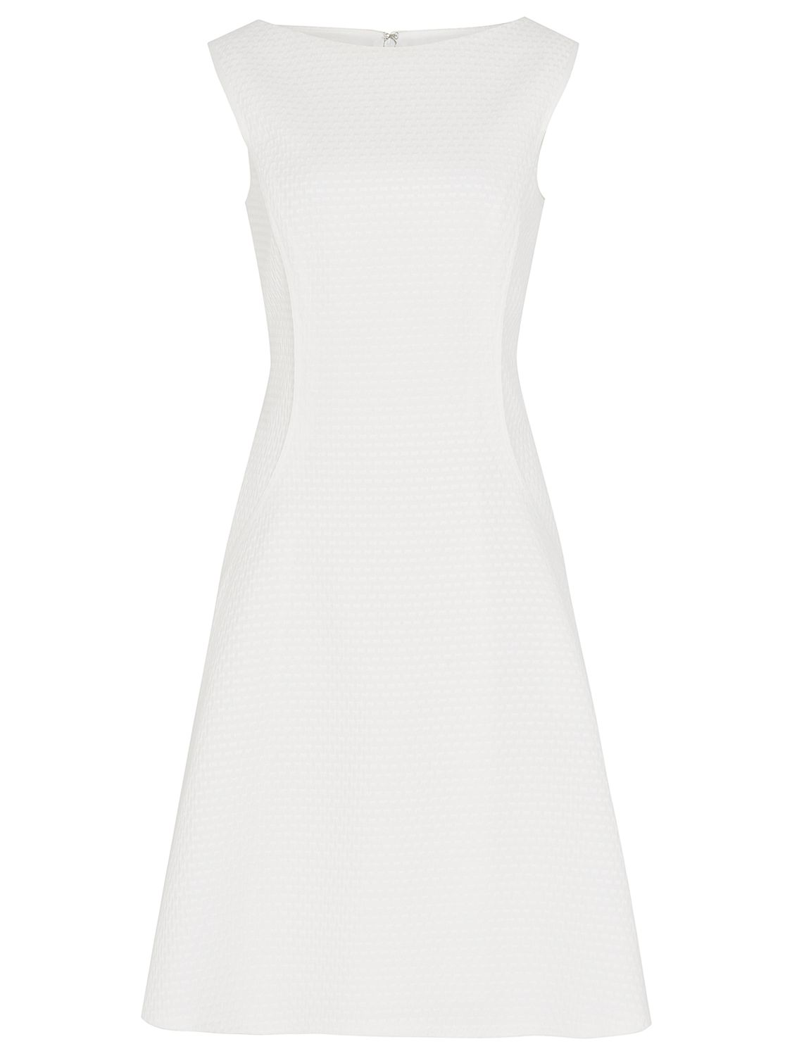 Reiss Cara Textured Dress, Off White