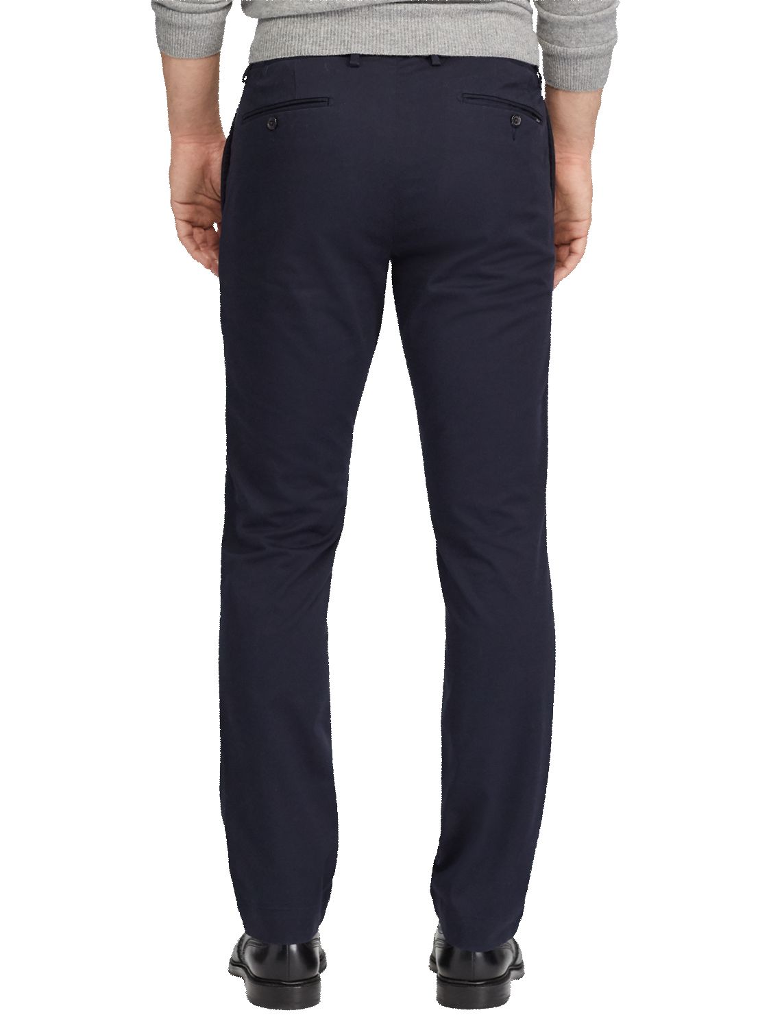 Polo Ralph Lauren Flat Pant Trousers, Aviator Navy at John Lewis & Partners