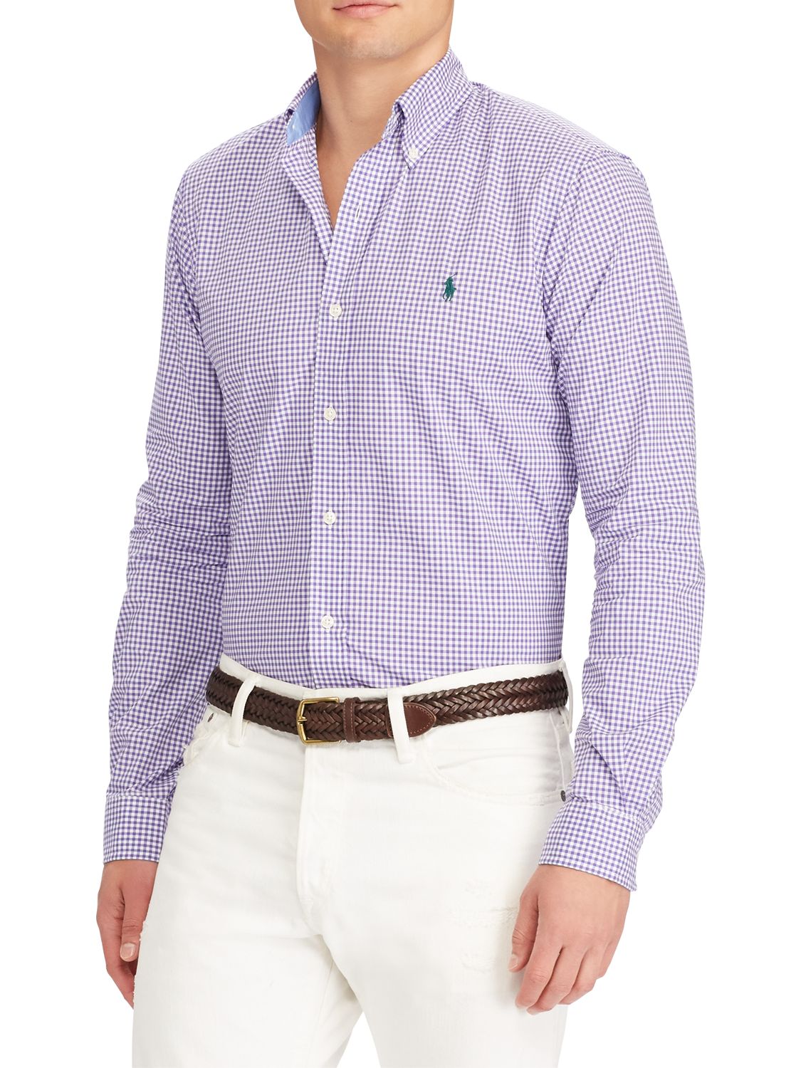 ralph lauren lilac shirt