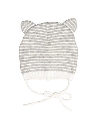 Polarn O. Pyret Baby Ears Hat, White