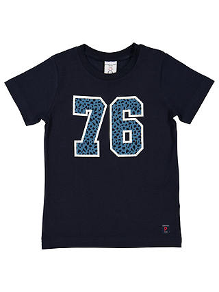 Polarn O. Pyret Children's 76 Print T-Shirt, Blue