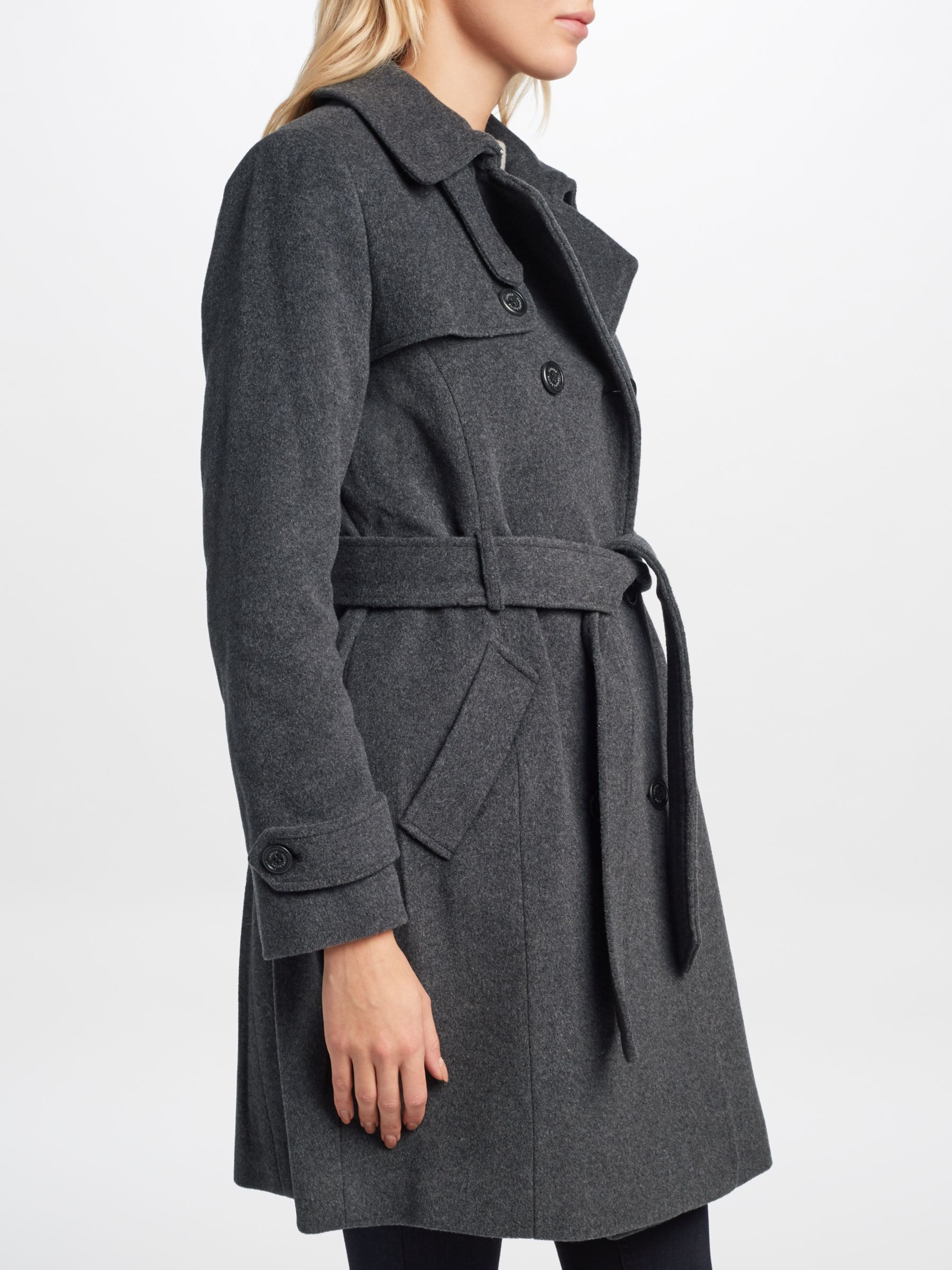 ralph lauren wool trench coat