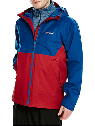Berghaus Fellmaster Men's Waterproof Jacket, Red/Blue