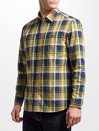 JOHN LEWIS & Co. Teton Check Shirt, Yellow