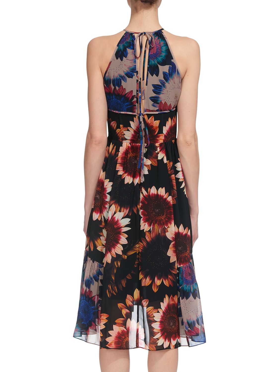 Whistles Sunflower Print Dress, Multi at John Lewis & Partners