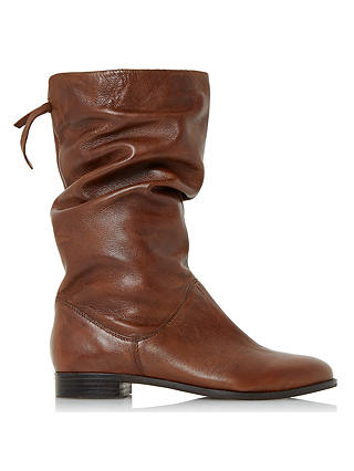 Dune Rosalind Ruched Calf Boots