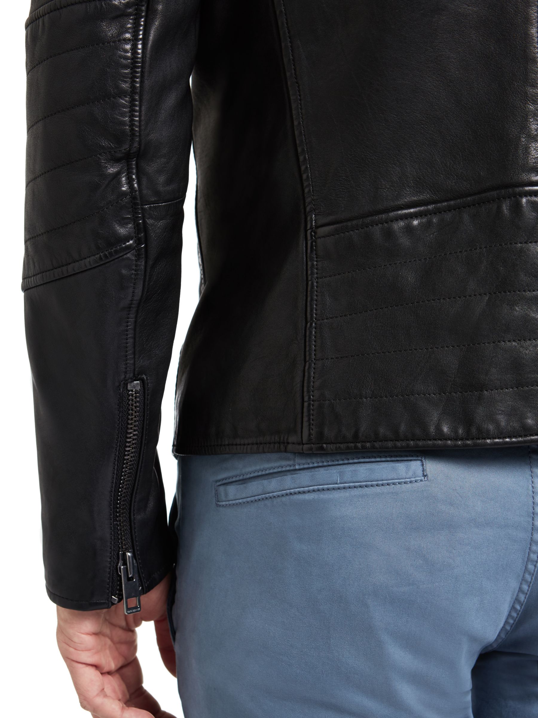 hugo boss jeeper leather jacket