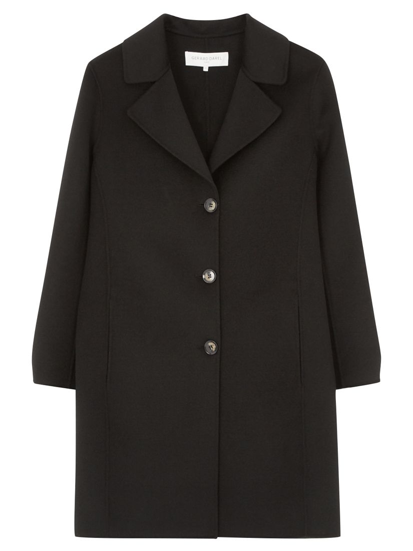Buy Gerard Darel Galbi Coat, Black | John Lewis