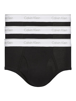 Calvin Klein CK Classic Cotton Briefs, Pack of 3, Black