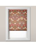Morris & Co. Strawberry Thief Daylight Roller Blind, Red
