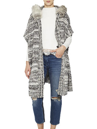 French Connection Irma Long Sleeved Cardigan, Multi