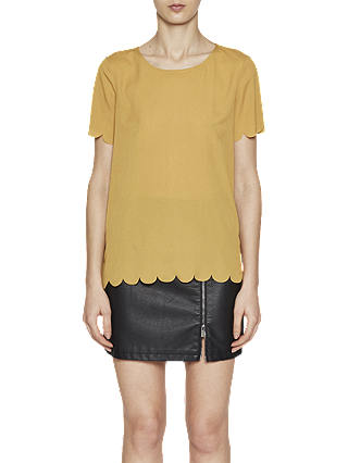 French Connection Classic Crepe Round Neck Top