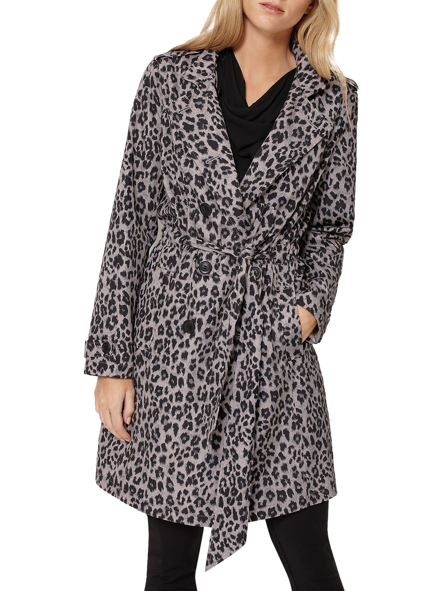 damsel in a dress leopard coat
