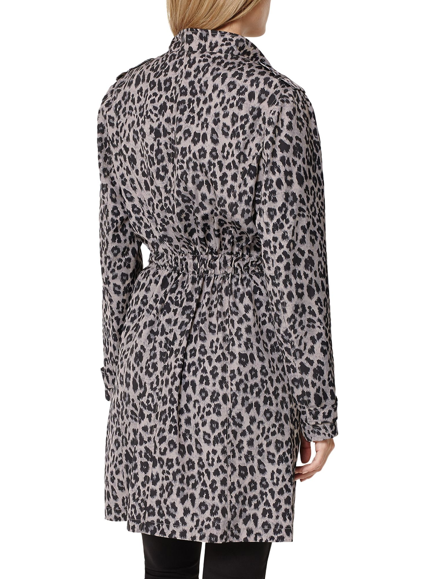 damsel in a dress leopard coat