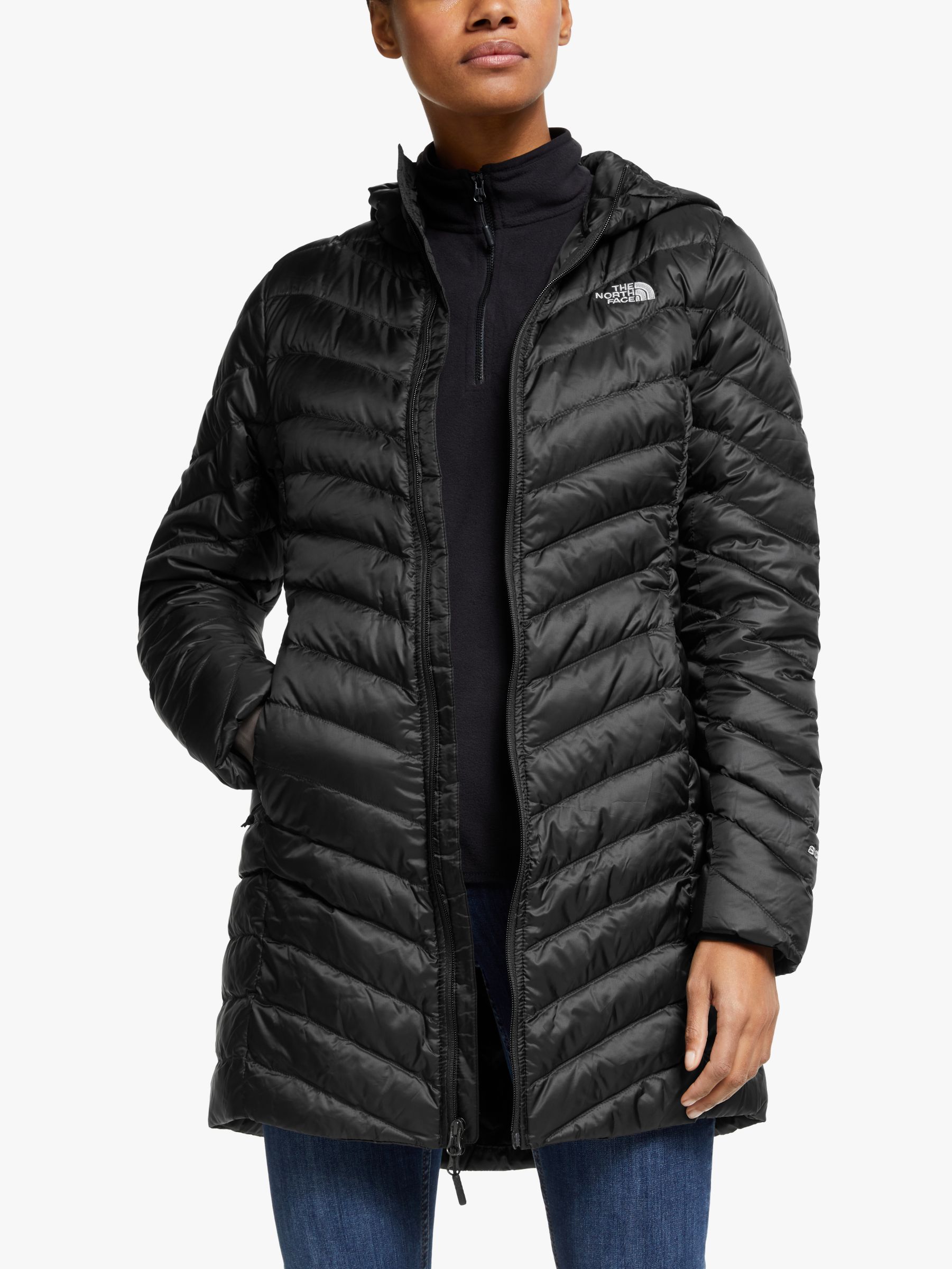 The North Face Trevail Insulated Women's Parka, Black at John Lewis & Partners