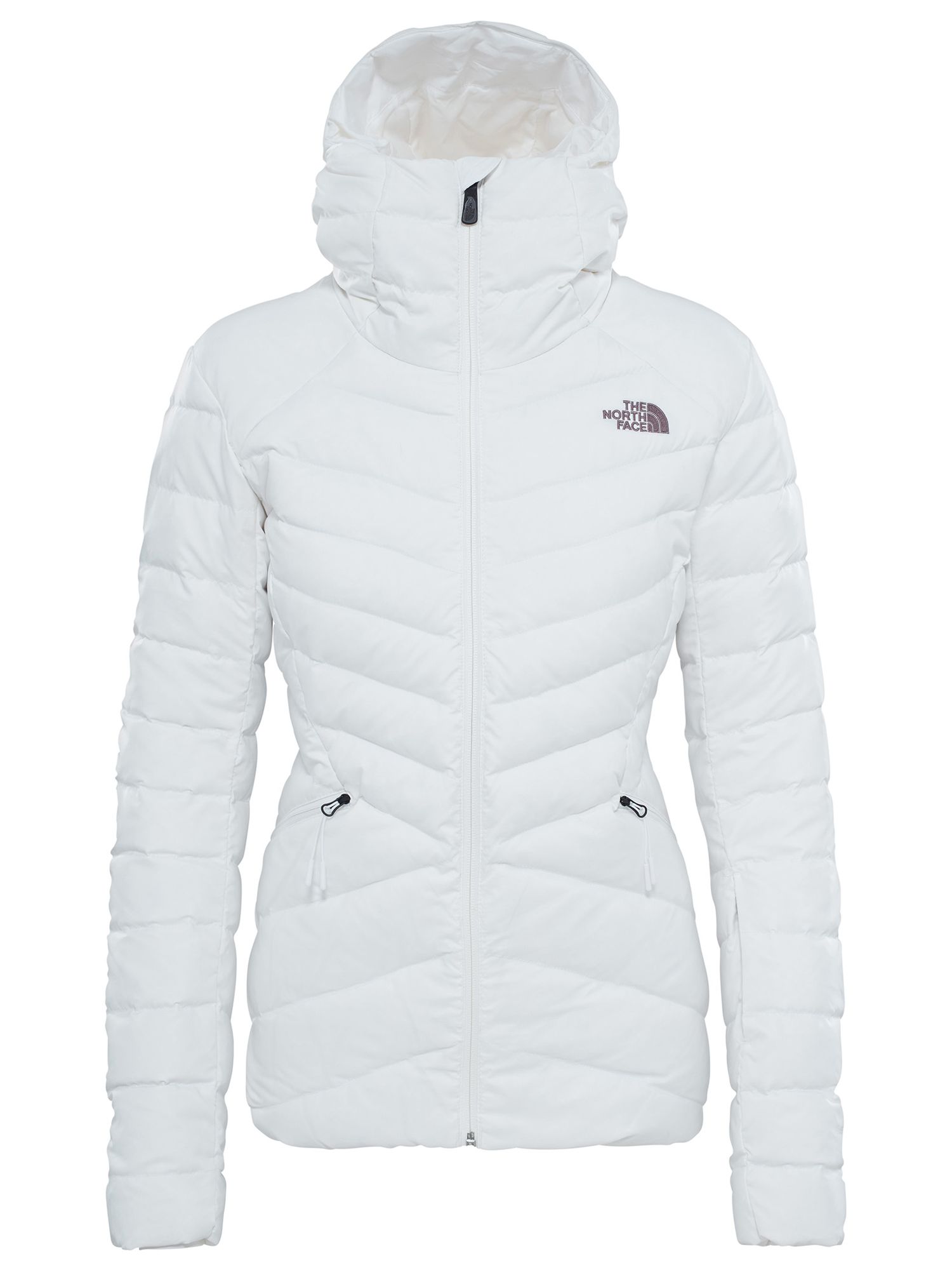 the north face white coat