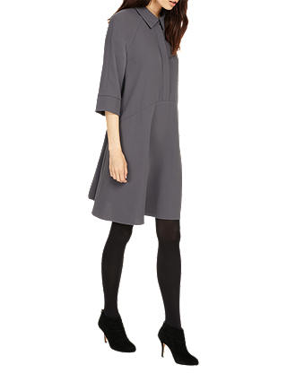 Phase Eight Bella Swing Dress, Charcoal