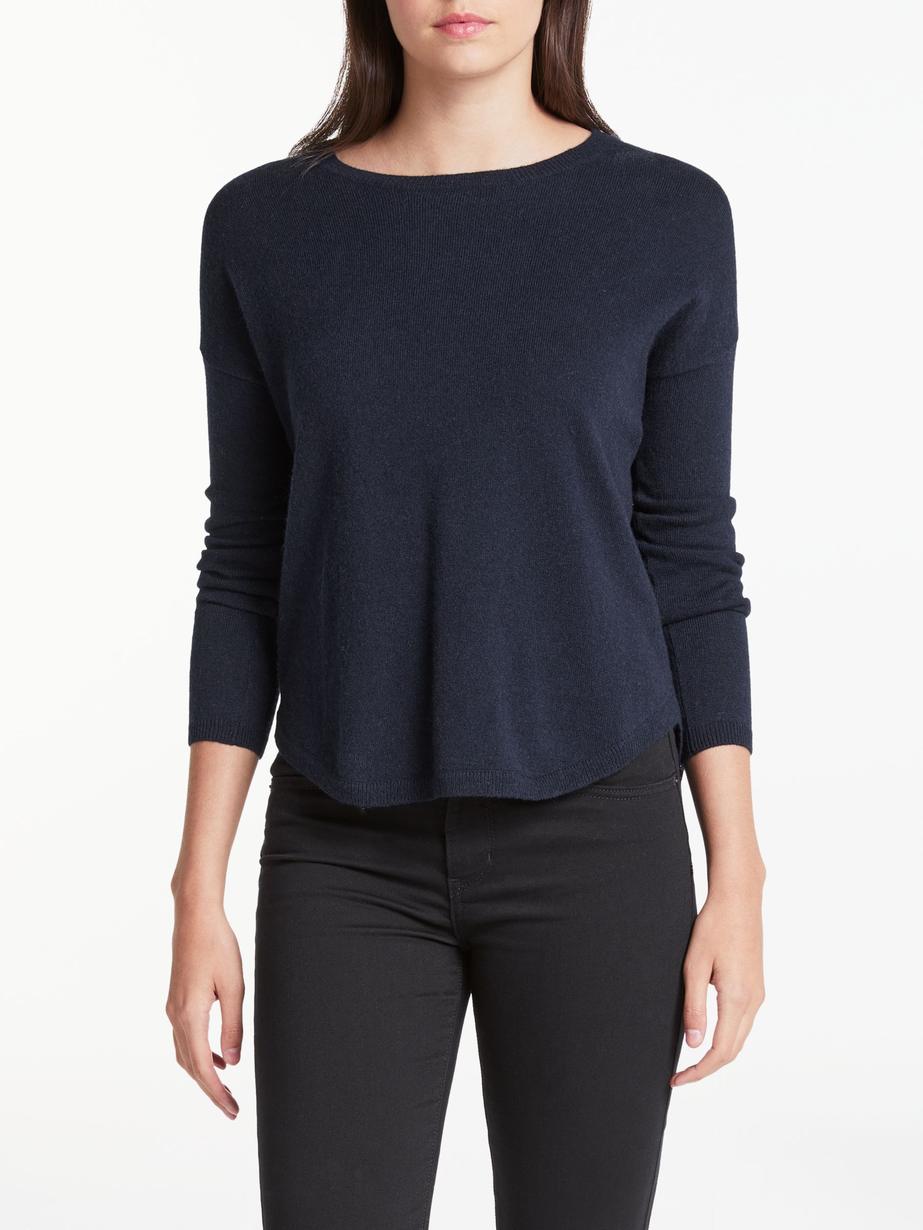 Wyse London Flo Sequin Slouchy Cashmere Jumper at John Lewis & Partners