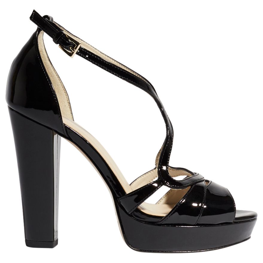 Karen Millen Strappy Platform Sandals, Black
