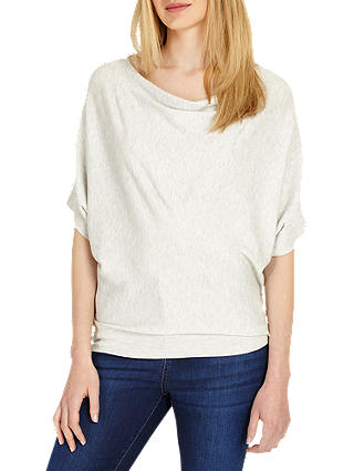 Phase Eight Calanthe Cowl Neck Knit Jumper, Grey Marl