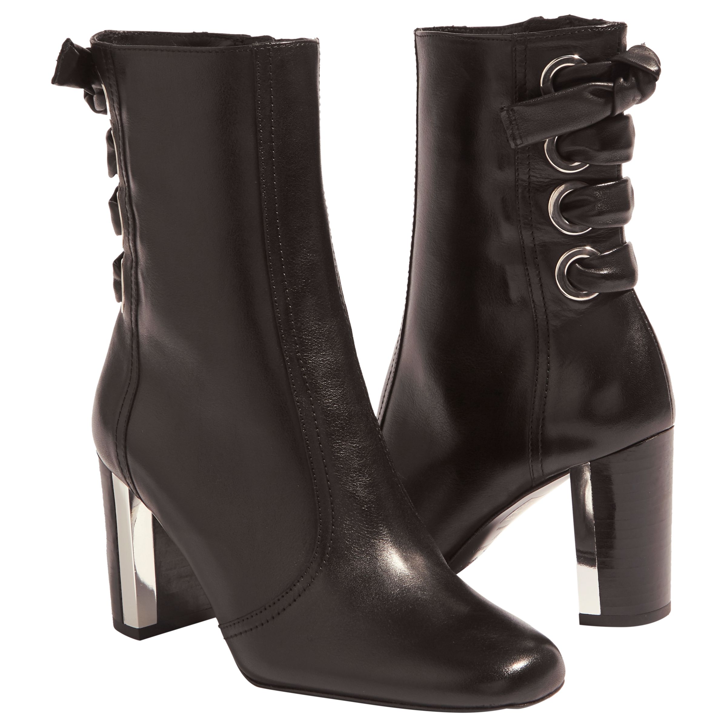 karen millen black ankle boots