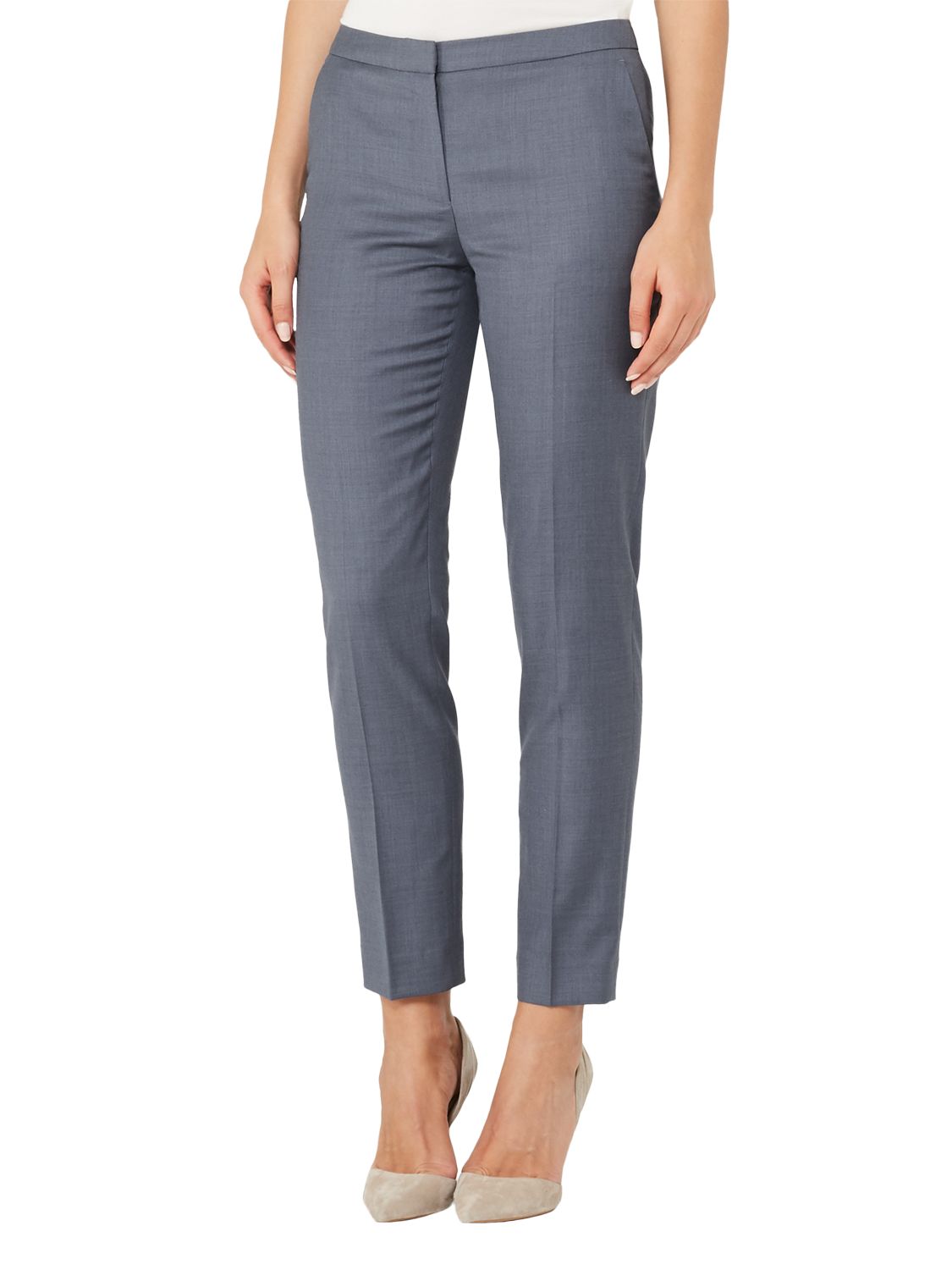 Reiss Leyton Tailored Trousers, Blue at John Lewis & Partners