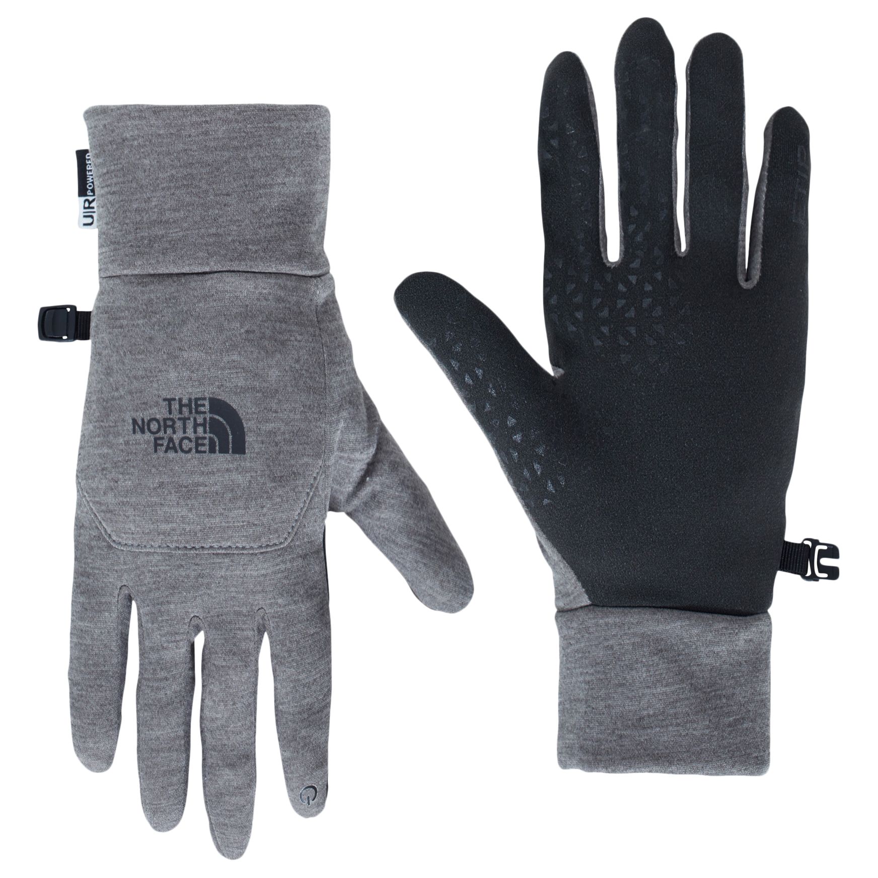 The North Face Etip Gloves, Grey Heather