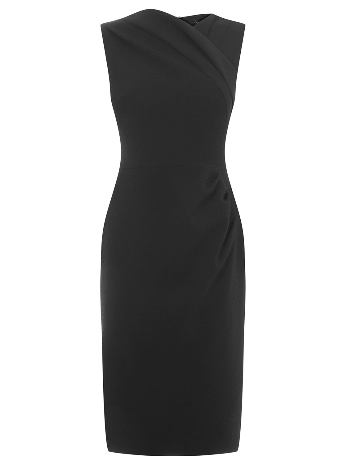 Karen Millen Fabric Detail Dress, Black