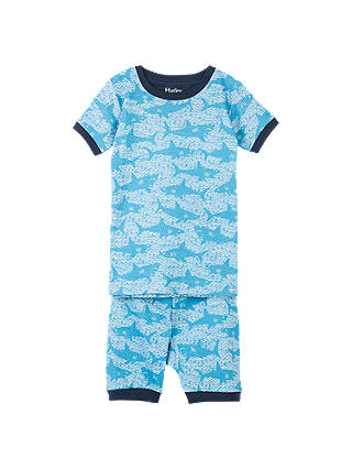 Hatley Children's Sharks Short Pyjamas, Blue