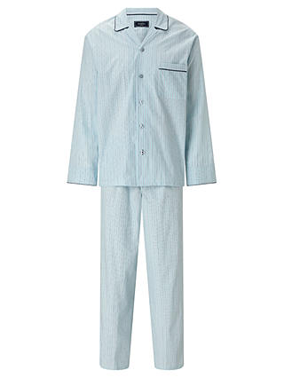 John Lewis & Partners Gorleston Stripe Pyjamas, Blue