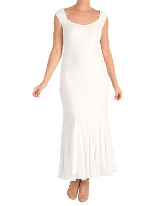 Chesca Embroidered Beaded Wedding Dress, Ivory