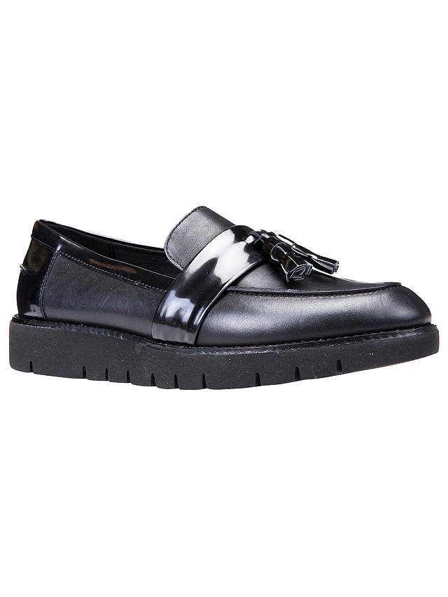 Geox Blenda Breathable Slip Loafers, Black