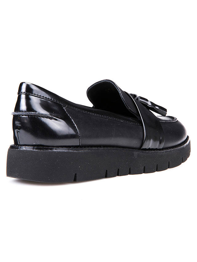 Geox Blenda Breathable Slip Loafers, Black