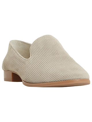 Dune Gafney Pointed Toe Loafers, Taupe