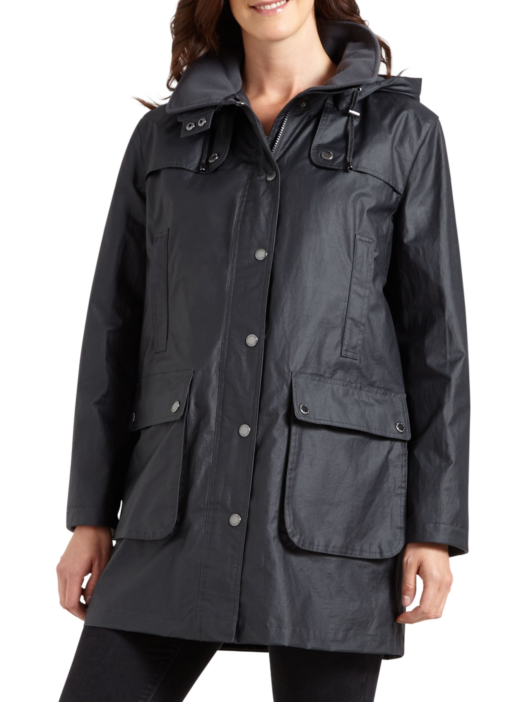 Four Seasons Waxed Jacket, Anthracite