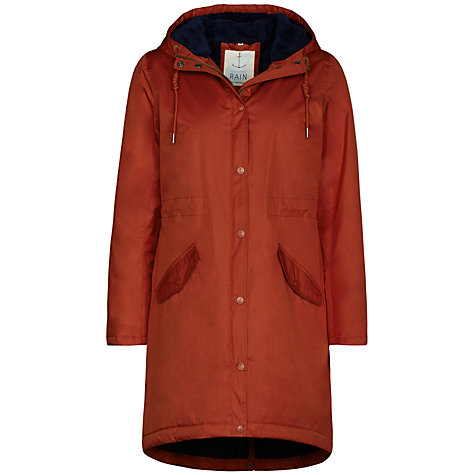 Buy Seasalt RAIN® Collection Encompass Coat, Dark Cinnamon | John Lewis