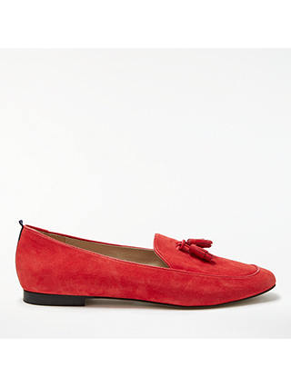 Boden Ines Tassel Loafers, Post Box Red