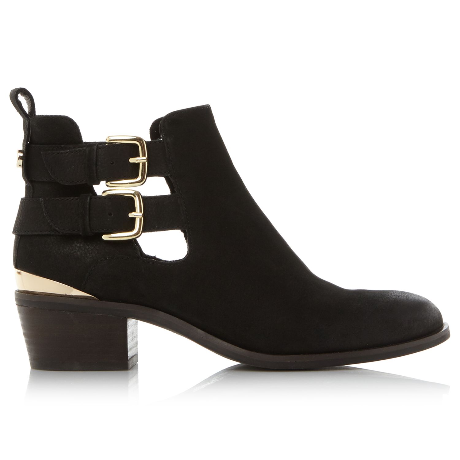 Steve Madden Picos Cut Out Ankle Boots, Black