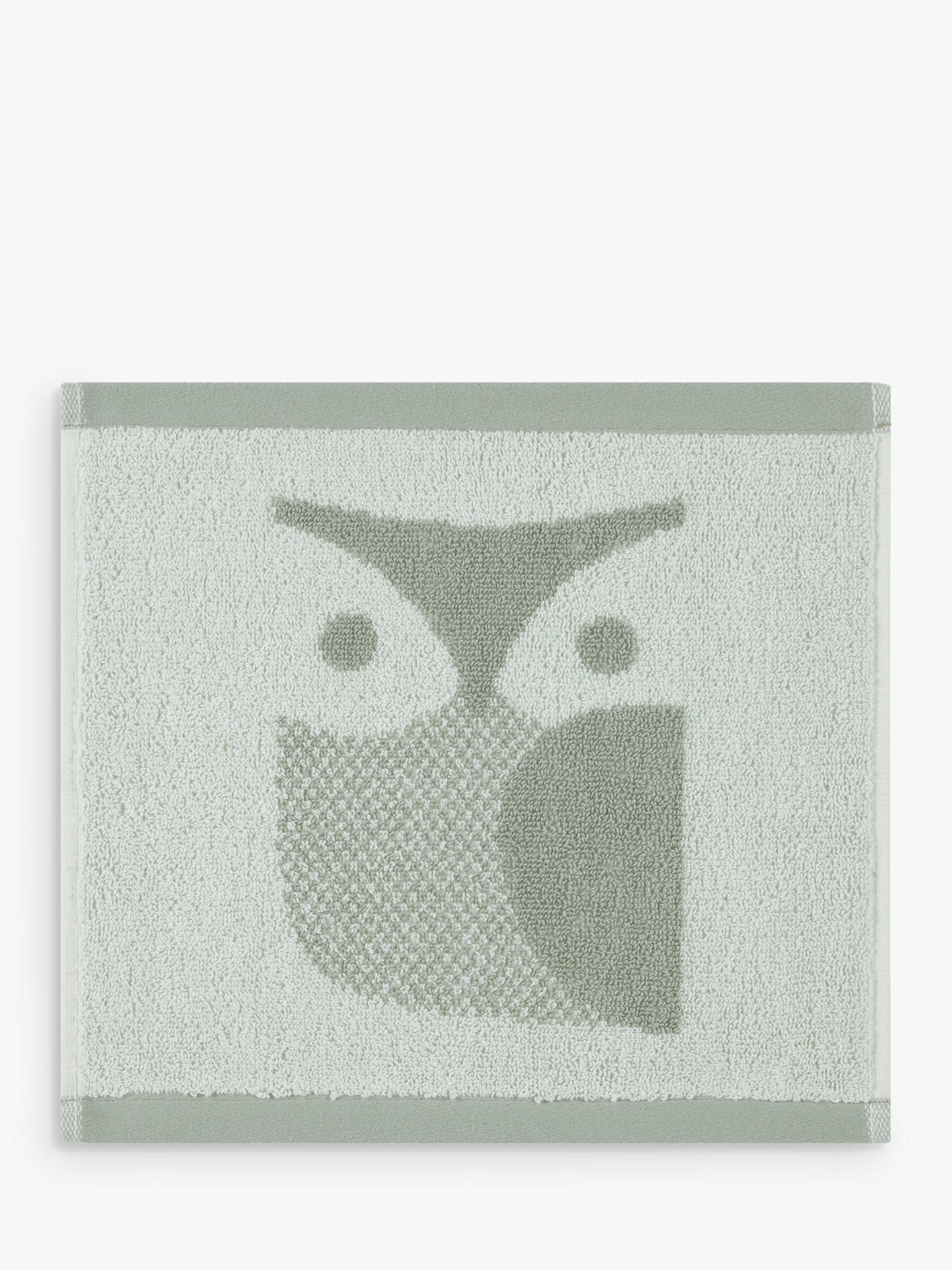 Owl Hand Towel in Granite 