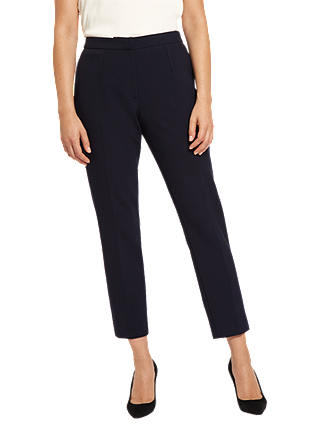 Jaeger Exposed Dart Detail Trousers, Midnight